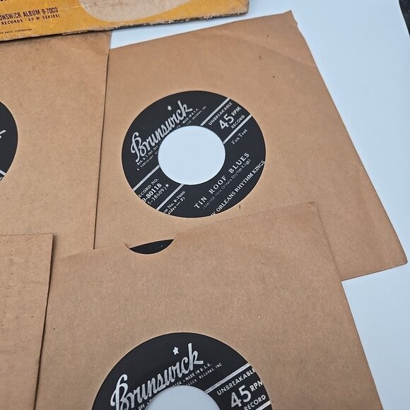 Dixieland Jazz by The New Orleans Rhythm Kings 4 Record Set 45 RPM Vinyl - Picture 4 of 6